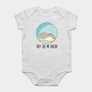 They See Me Rollin'- Hamster Baby Bodysuit